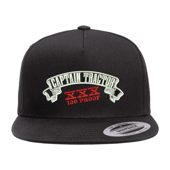 XXL 100 Proof Banner Hat - Black