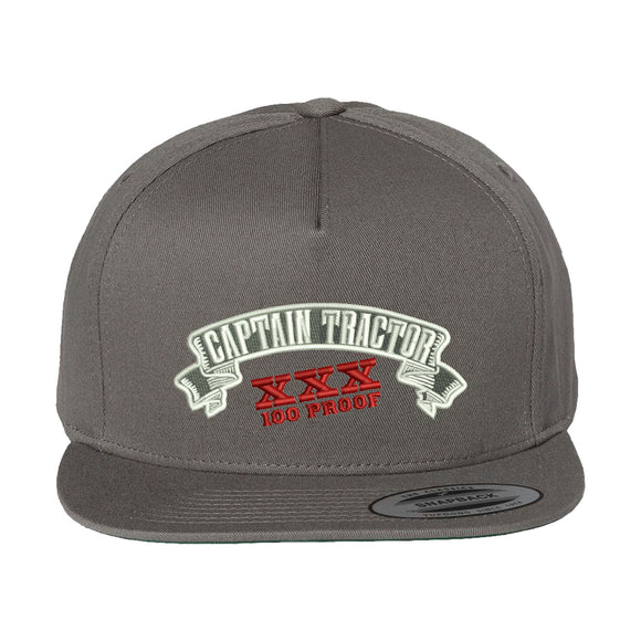 XXL 100 Proof Banner Hat - Dark Grey