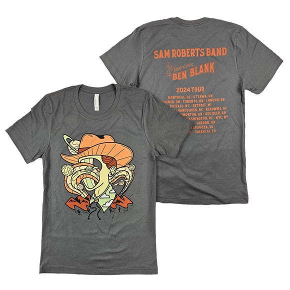 The Adventures Of Ben Blank Tour Tee - Stone