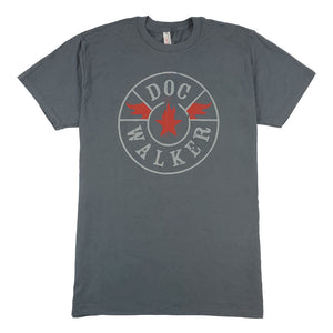 Unisex Grey Circle Logo Tshirt