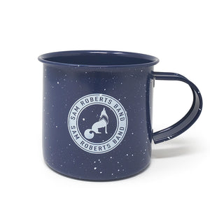 Wolf Enamel Mug