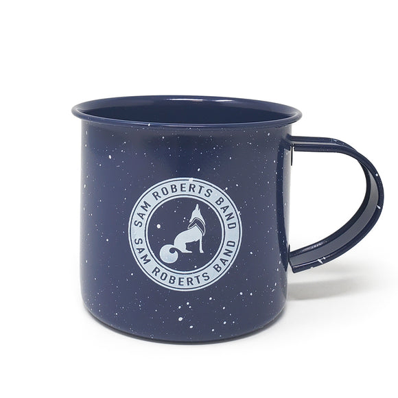 Wolf Enamel Mug
