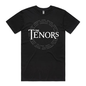 Hope Healing Harmony Tee - Black