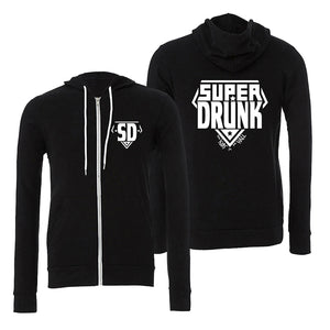 Super Drunk Zip-up Hoodie
