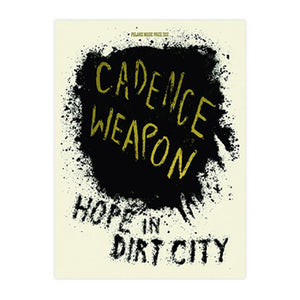 Cadence Weapon 2012 Polaris Music Prize Poster