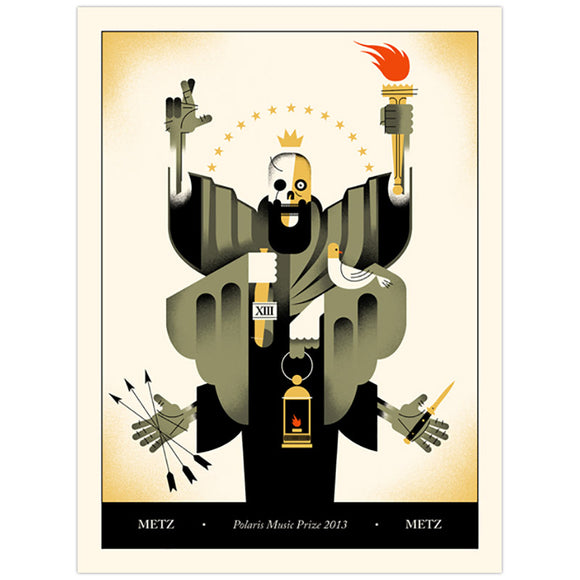 METZ 2013 Polaris Music Prize Poster