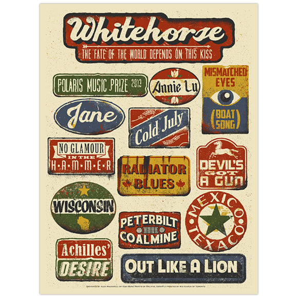 Whitehorse 2013 Polaris Music Prize Poster