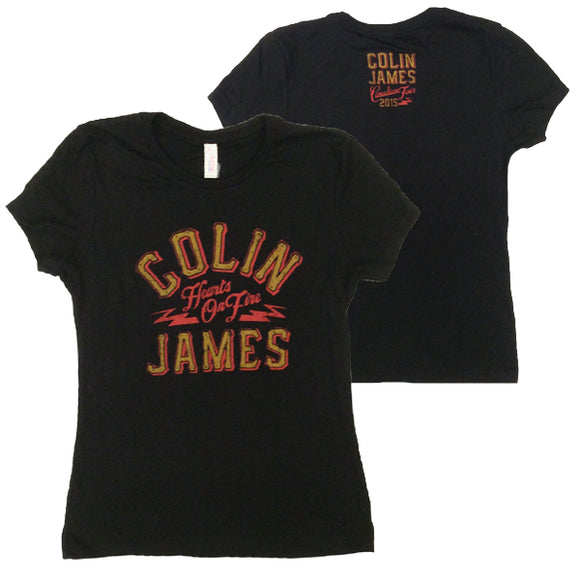 Black Hearts on Fire Women's T-Shirt