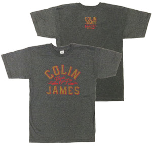 Charcoal Grey Hearts on Fire Unisex T-Shirt
