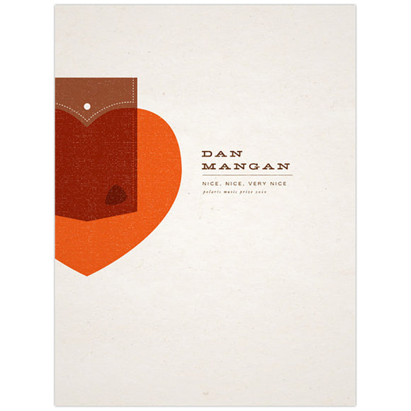 Dan Mangan 2010 Polaris Music Prize Small Poster
