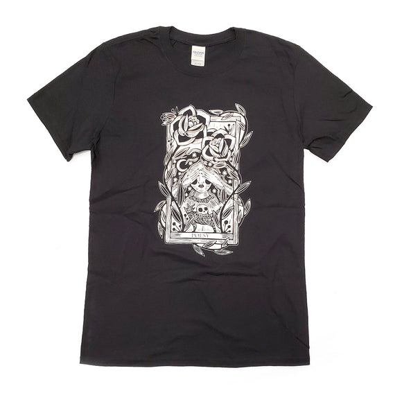 Unisex Black Shirt: Tarot Card