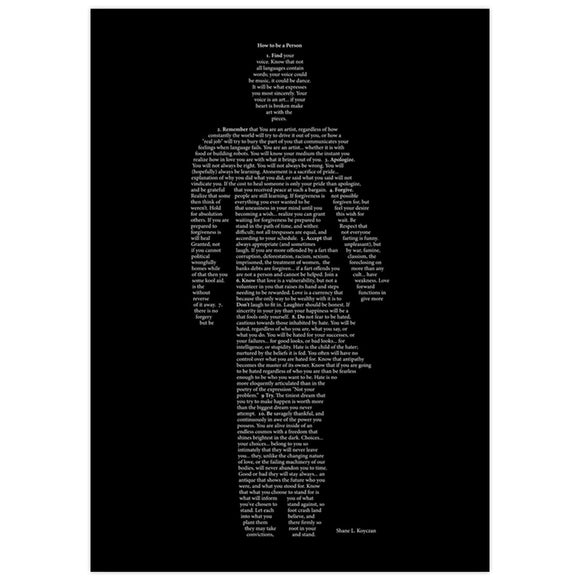 Poetry Lithograph Poster