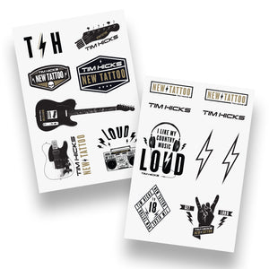 Temporary Tattoo Set