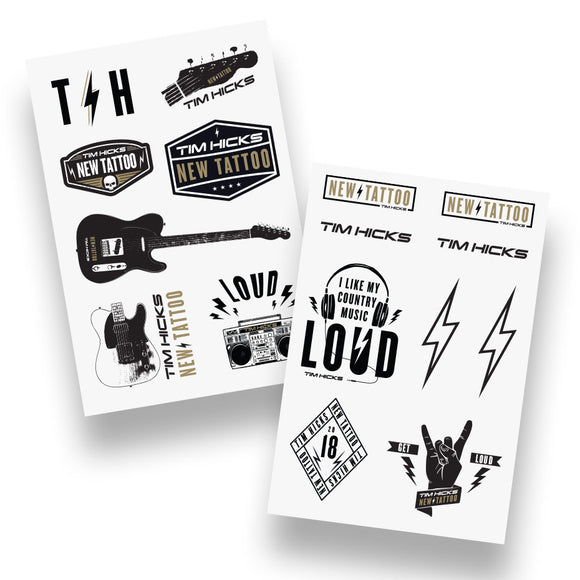 Temporary Tattoo Set