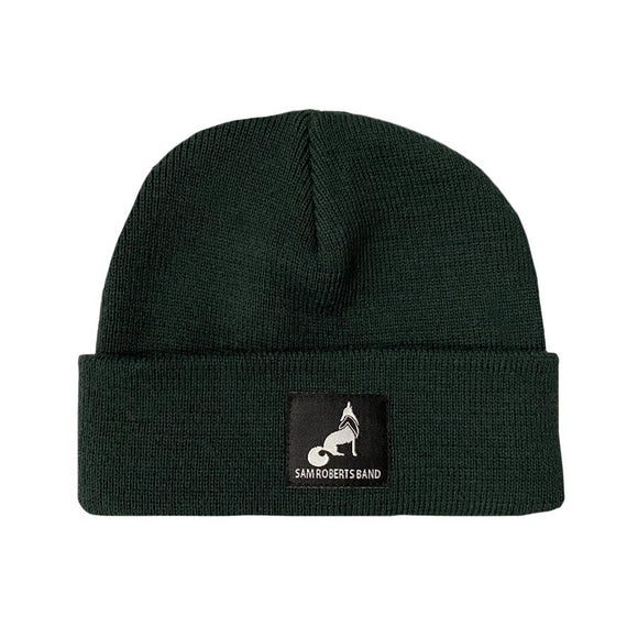 Children's Wolf Toque - Olive