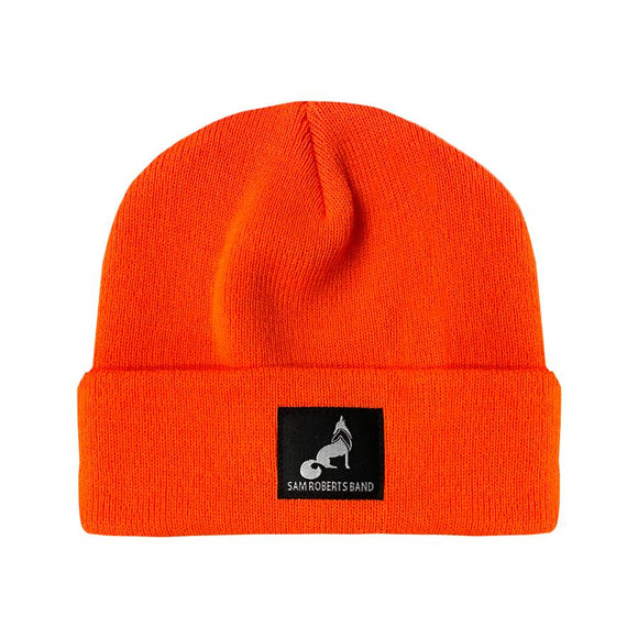 Children's Wolf Toque - Orange
