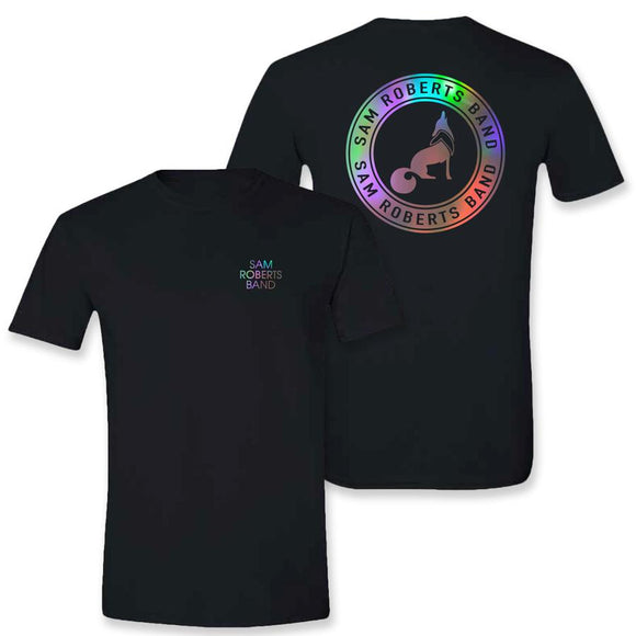 Wolf Oil Foil T-Shirt - Black